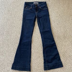 J Brand Dark Wash Trousers